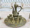 Decanter Set 8pcs Europe bronze color Rose