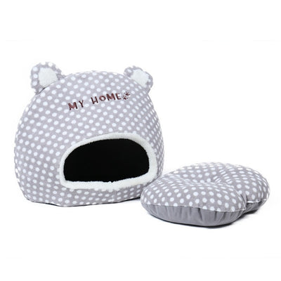 Cat or Puppy Dog Warm Pet Cave House Cut Design