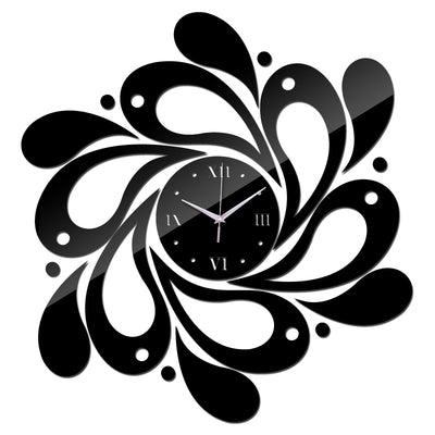 Acrylic Art Stickers Wall Clock