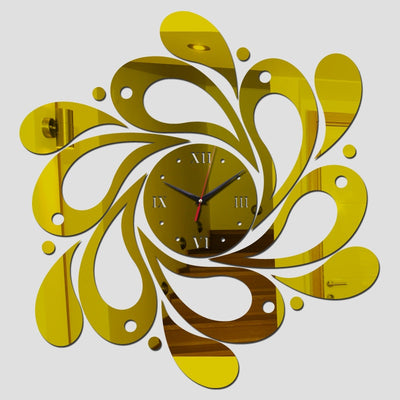 Acrylic Art Stickers Wall Clock