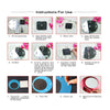 Acrylic Art Stickers Wall Clock