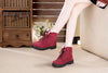 Boots ankle warm fur plush Insole for Women
