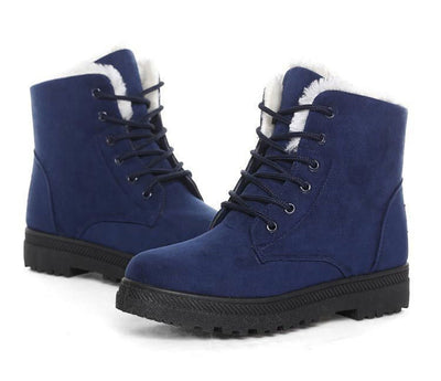 Boots ankle warm fur plush Insole for Women