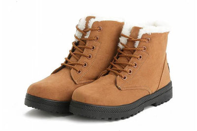 Boots ankle warm fur plush Insole for Women