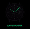Watch for Men Gold Full Steel Chronograph Waterproof Top Brand Luxury