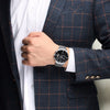 Watch for Men Gold Full Steel Chronograph Waterproof Top Brand Luxury