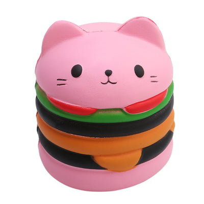 Squeeze Squeeze Cat Hamburger Toys