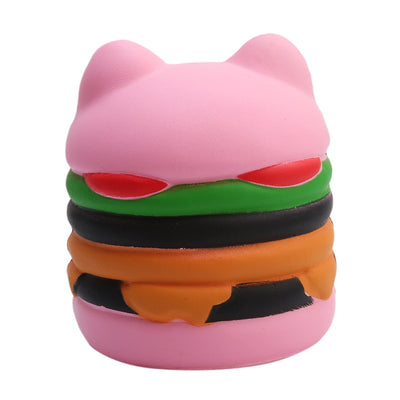 Squeeze Squeeze Cat Hamburger Toys