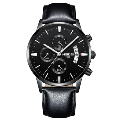 Watch for Men Gold Full Steel Chronograph Waterproof Top Brand Luxury
