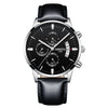 Watch for Men Gold Full Steel Chronograph Waterproof Top Brand Luxury