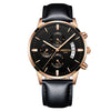 Watch for Men Gold Full Steel Chronograph Waterproof Top Brand Luxury