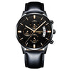 Watch for Men Gold Full Steel Chronograph Waterproof Top Brand Luxury