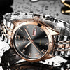 Watch for Men Stainless Steel Chronograph Waterproof Fashion
