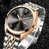 Watch for Men Stainless Steel Chronograph Waterproof Fashion
