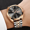 Watch for Men Stainless Steel Chronograph Waterproof Fashion