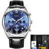 Watch for Men Stainless Steel Chronograph Waterproof Fashion