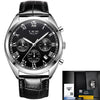 Watch for Men Stainless Steel Chronograph Waterproof Fashion