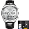 Watch for Men Stainless Steel Chronograph Waterproof Fashion