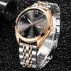 Watch for Men Stainless Steel Chronograph Waterproof Fashion