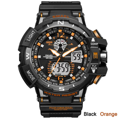 Men Digital LED Watch Back Light, Water Resistant