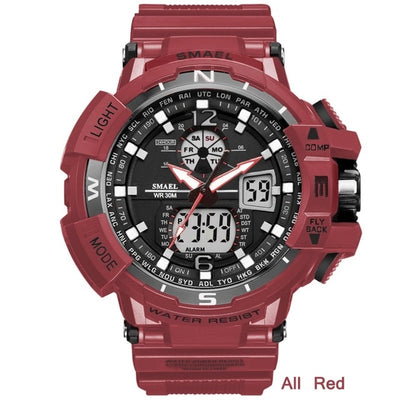 Men Digital LED Watch Back Light, Water Resistant
