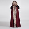 Hooded Coat Gothic Winter Faux fur Women's Long Free Size