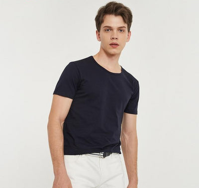 T-Shirt for Men Solid Colors Cotton