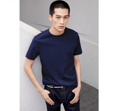 T-Shirt for Men Solid Colors Cotton