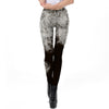 Leggings Style Dark Grey Angel Wing Smog Printed