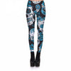 Leggings Sugar Skull Digital Gothic Ankle Print