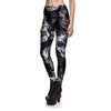 Leggings Sugar Skull Digital Gothic Ankle Print