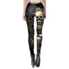 Skull Leggings New Design Gothic Style Lion