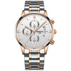 Watch for Men Gold Stainless Steel Brand Luxury
