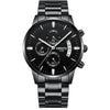 Watch for Men Gold Stainless Steel Brand Luxury