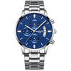 Watch for Men Gold Stainless Steel Brand Luxury