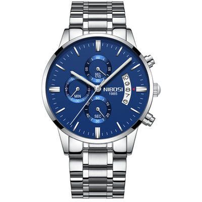 Watch for Men Gold Stainless Steel Brand Luxury