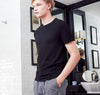 T-Shirt for Men Solid Colors Cotton
