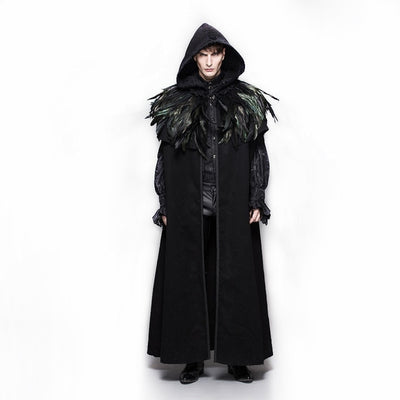 Hooded Coat Gothic Winter Faux fur Women's Long Free Size