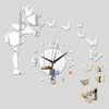 Acrylic Wall Clock Girl and Butterfly