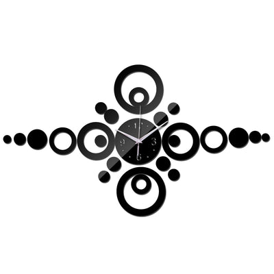 Acrylic Still Life Horse Butterfly Wall Clock