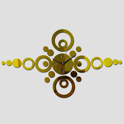 Acrylic Still Life Horse Butterfly Wall Clock