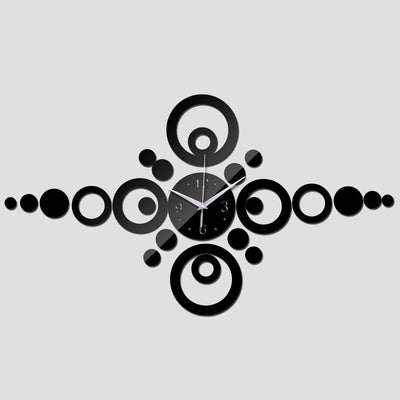 Acrylic Still Life Horse Butterfly Wall Clock