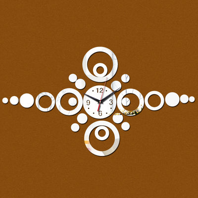 Acrylic Still Life Horse Butterfly Wall Clock