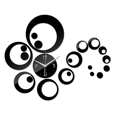 Acrylic Multi Circle Wall Clock