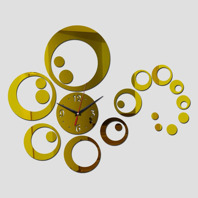 Acrylic Multi Circle Wall Clock