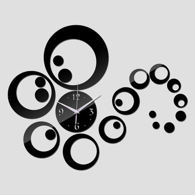 Acrylic Multi Circle Wall Clock