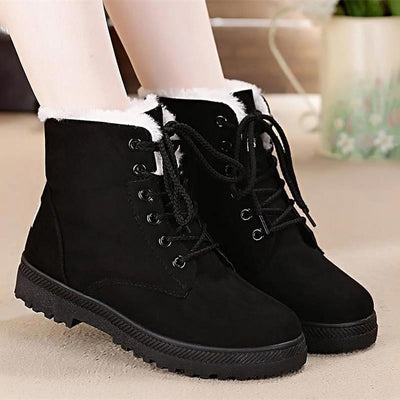 Boots ankle warm fur plush Insole for Women
