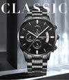 Watch for Men Gold Stainless Steel Brand Luxury